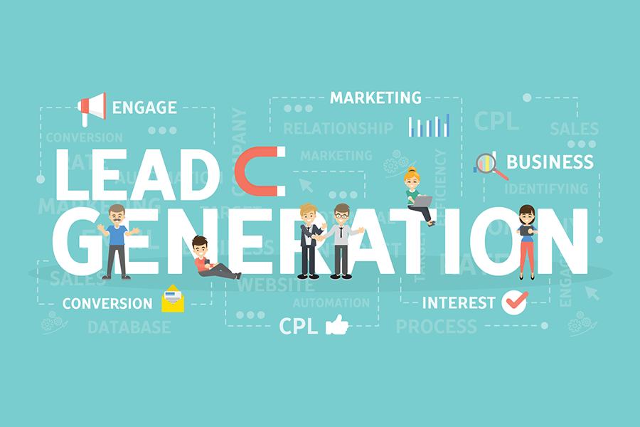 Lead generation concept illustration