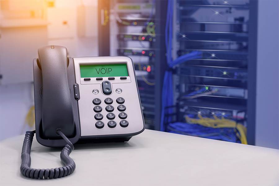 VOIP Phone in data center room