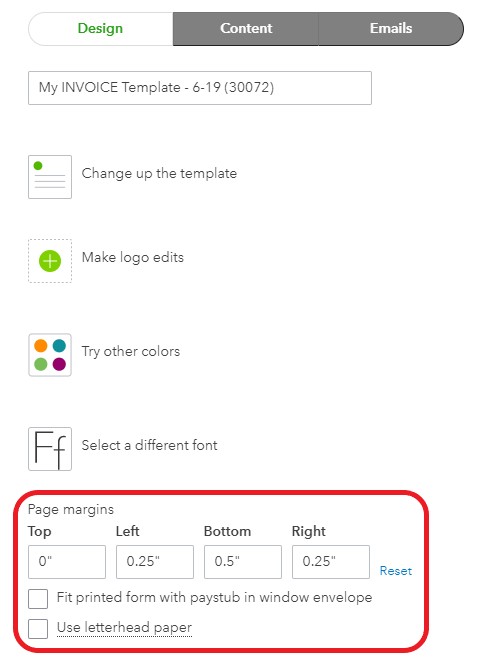 free form templates that work with quickbooks online