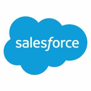 Salesforce logo that links to the Salesforce homepage in a new tab.