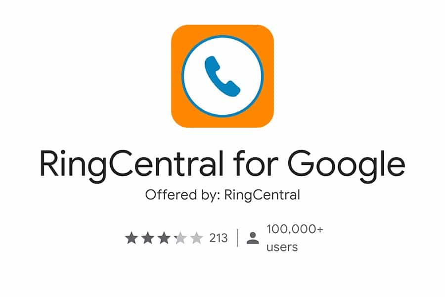 RingCentral chrome extension