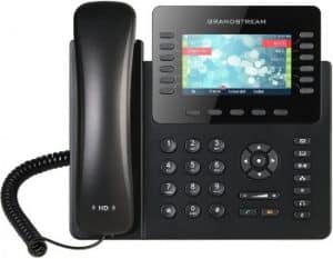 Grandstream GXP2170 deskphone with colored display.