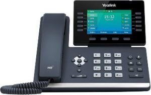 The Yealink T54W deskphone with colored display.