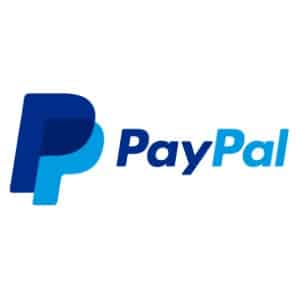 PayPal logo that links to the PayPal homepage in a new tab.