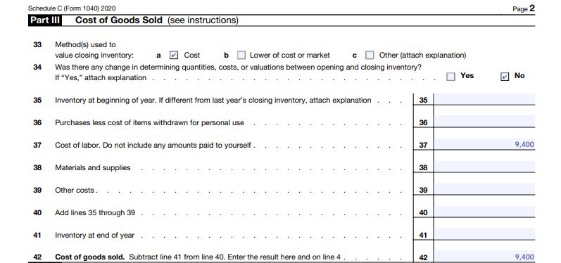 Step By Step Instructions To Fill Out Schedule C For