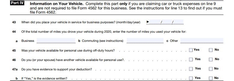 Step-by-Step Instructions to Fill Out Schedule C for 2020