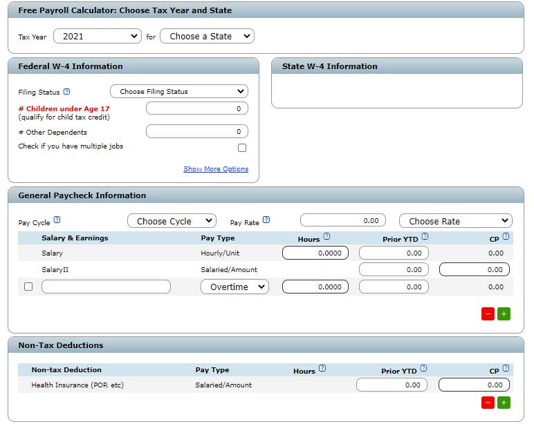 Paycheck Manager free Calculator.