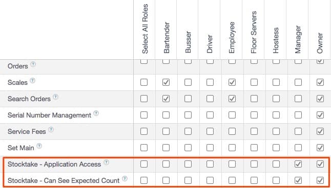 Choose which employees have access to physical counting tools in your Revel POS dashboard.