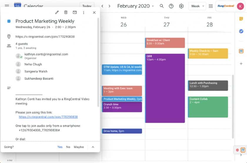 Schedule Meetings with Google Calendar