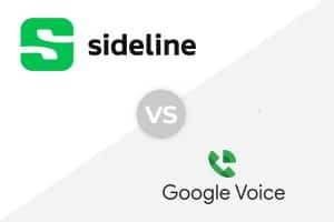 Sideline vs Google Voice