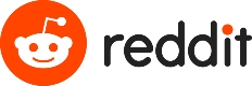 Reddit logo that links to Reddit homepage in new tab