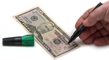 Counterfeit Pen Money Detection Marker Fake Dollar Bills Currency Bank Checker 