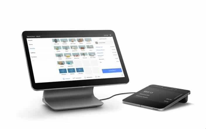 Square Register is Square's all-in-one terminal with customer display and built-in card reader.