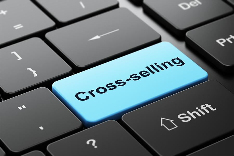 Cross-selling on enter key