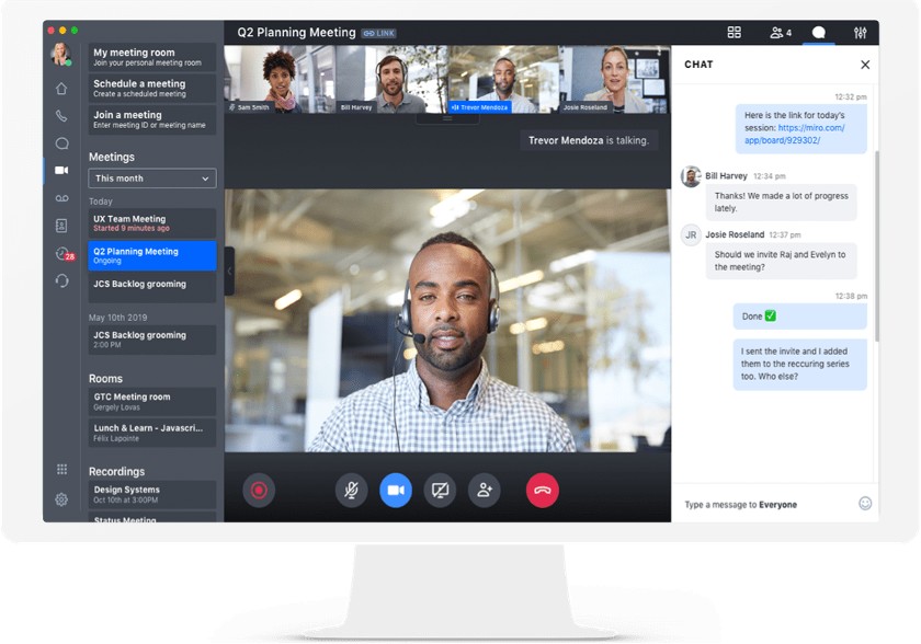 GoTo Connect video conference call features