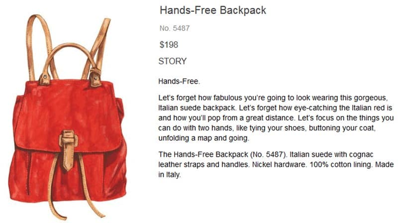 Description For A Bag