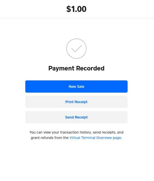Square also offers digital, text and email receipts.