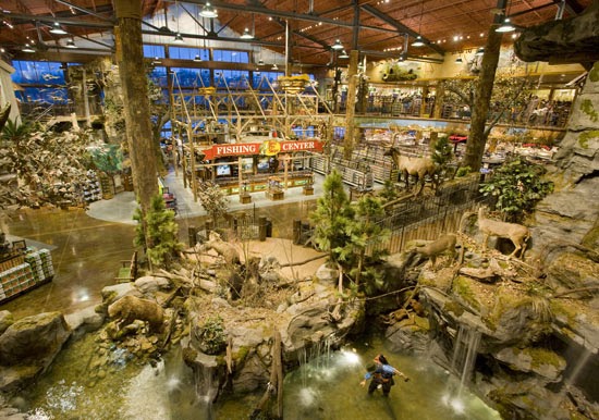 Missouri's Bass pro shops.