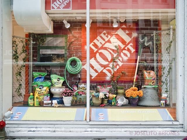 clothing store window displays