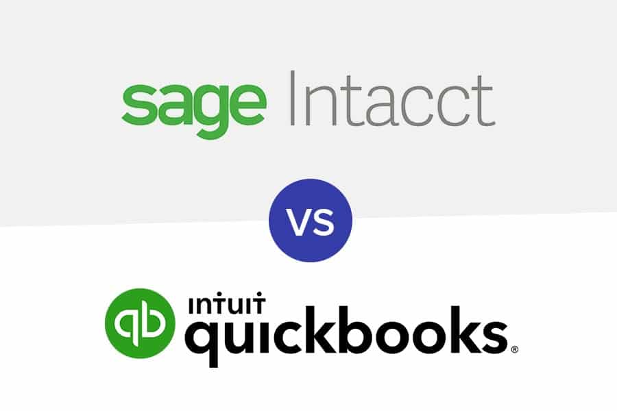 Sage Intacct vs QuickBooks logo