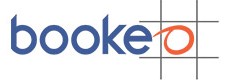Bookeo logo that links to the Bookeo homepage in a new tab.