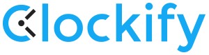 Clockify logo.