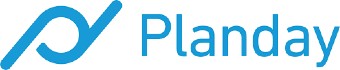Planday logo.