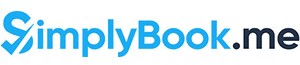 SimplyBook.me logo that links to the SimplyBook.me homepage in a new tab.
