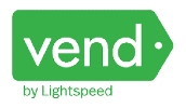 Vend by Lightspeed logo that links to the Vend by Lightspeed homepage in a new tab.