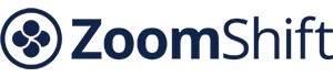 ZoomShift logo that links to the homepage.