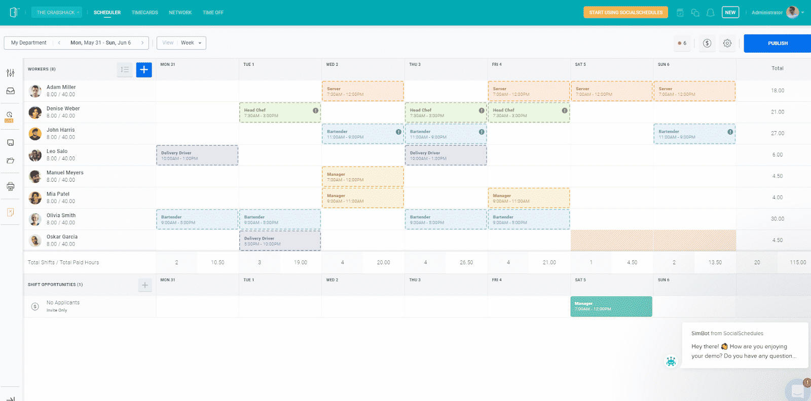 retail employee scheduling software