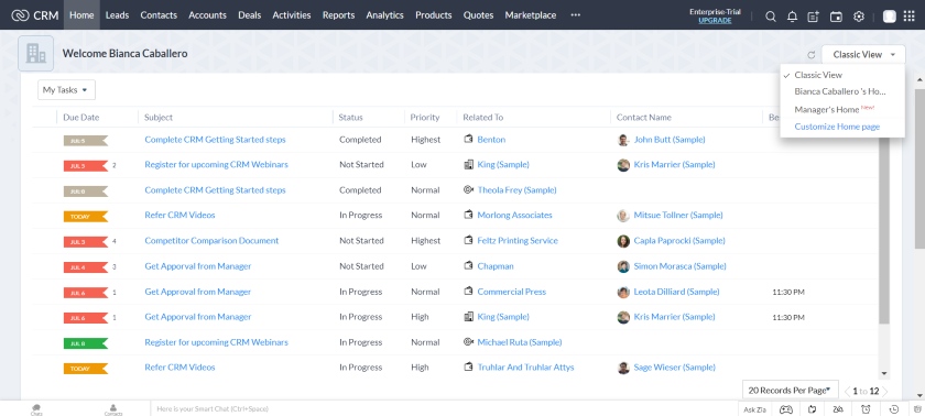 zoho creator importing data with relationships