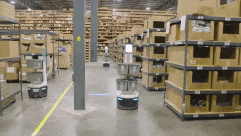 Shipmonk warehouse automation robots