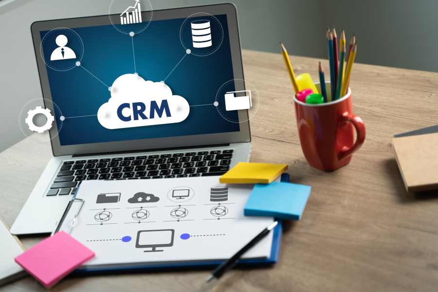 CRM Management Analysis Service Concept