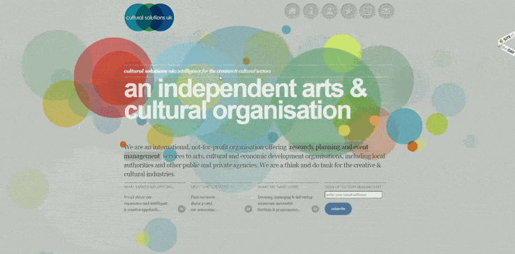 Cultural Solutions Parallax Design Website