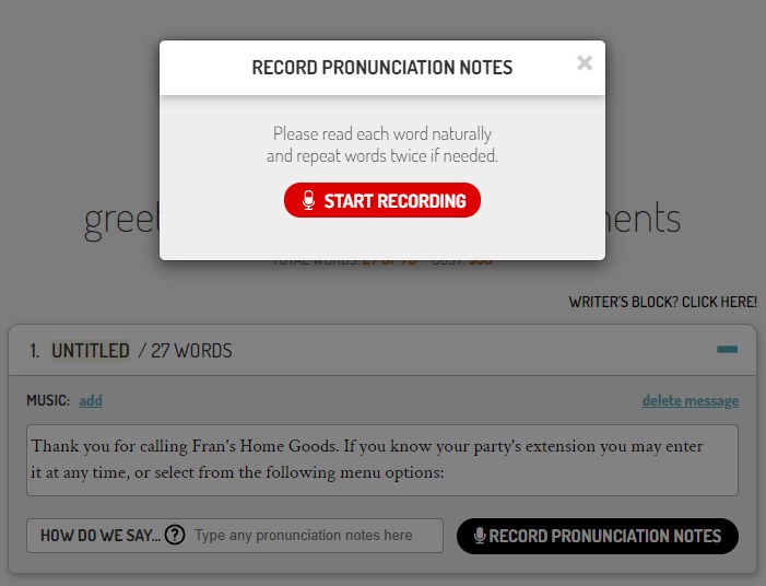 Snap Recordings add audio pronunciation notes.