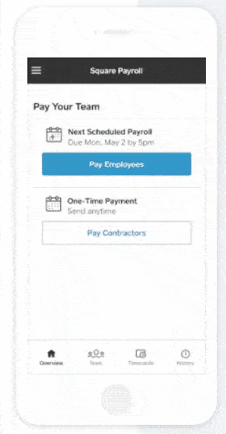A video on how square mobile payroll woks on mobile phone.
