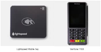 Lightspeeds Mobile Tap and Verifone P400