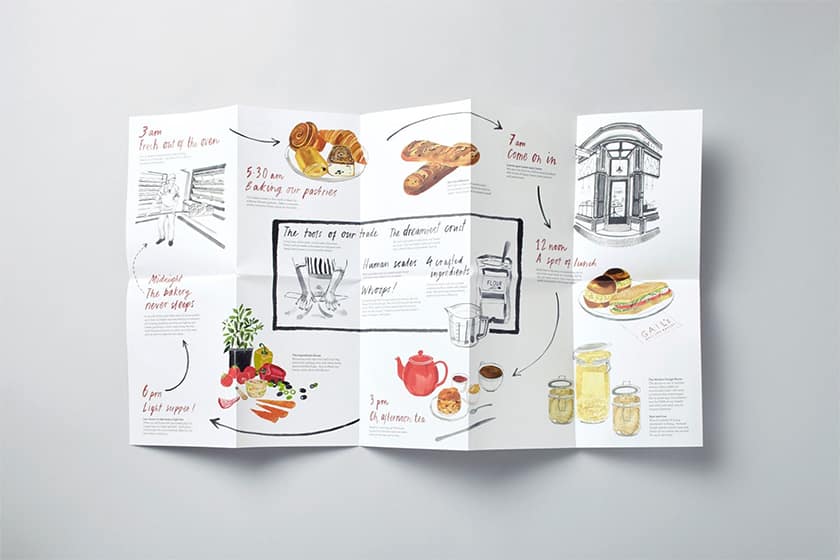 Screenshot of Bakery Brochure Example