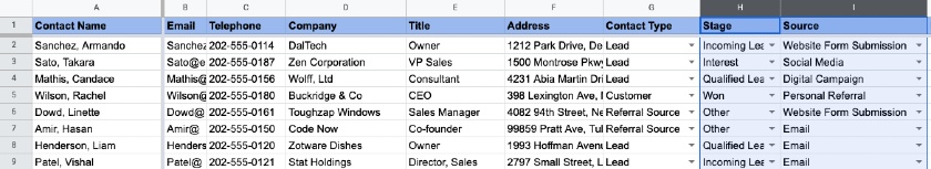 A Complete Guide to Using Google Sheets as a CRM (+ Template)