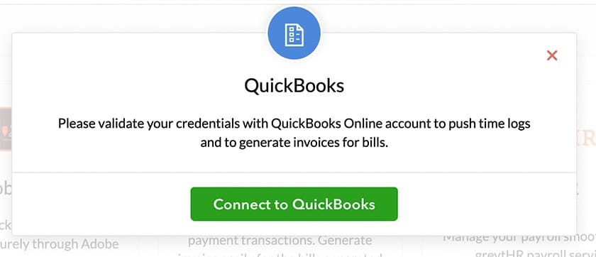 QuickBooks and Zoho integrations.