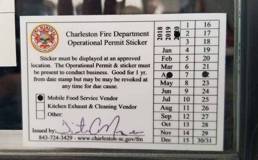 Screenshot of A Mobile Food Vending Permit