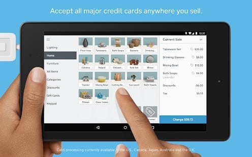Screenshot of Square Free Fully Featured POS App