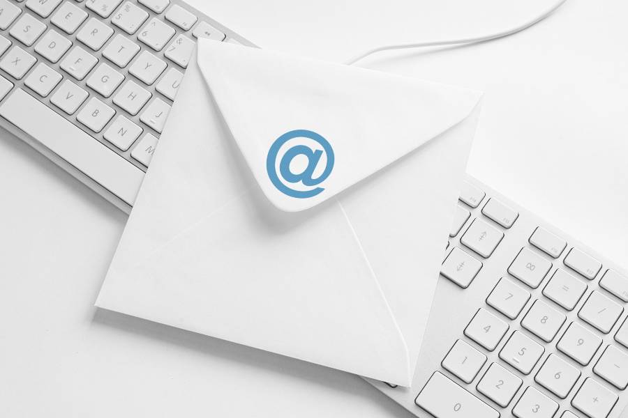 Envelope with at Symbol, concept of E-Mail