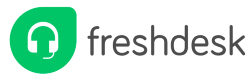 Freshdesk logo that links to the Freshdesk homepage.