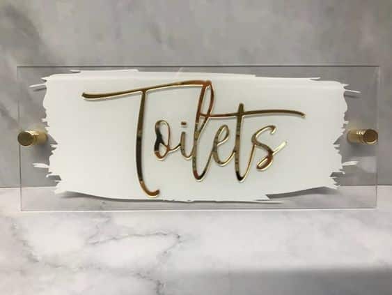 Acrylic Signs from Alice Jade Designs