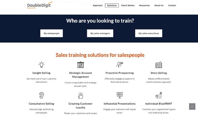 DoubleDigit Sales Training Solutions