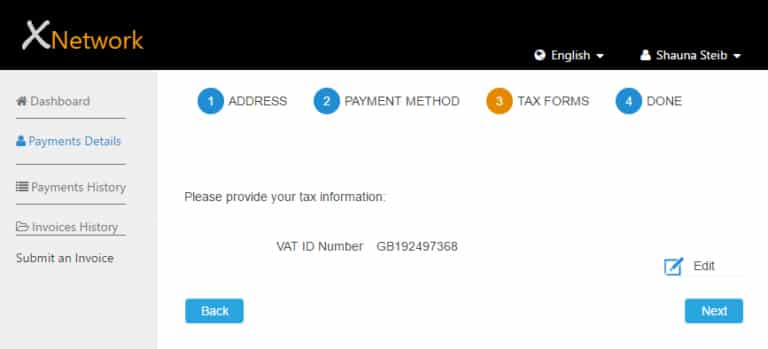 Screenshot of Grasshopper tax compliance example