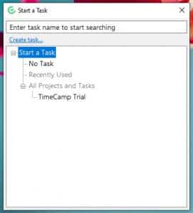 resize timecamp desktop