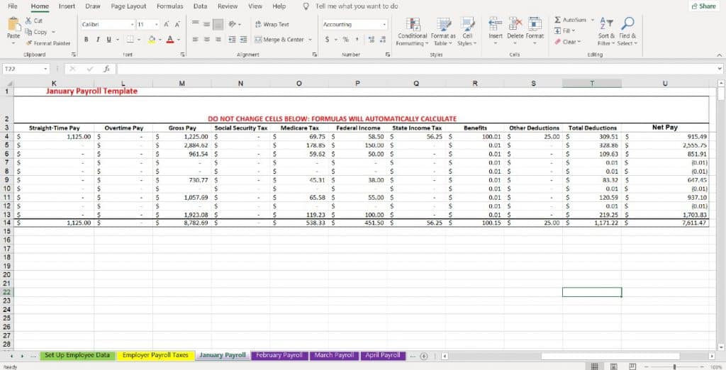 How to Do Payroll in Excel: 7 Simple Steps (Plus Step by Step Video and ...